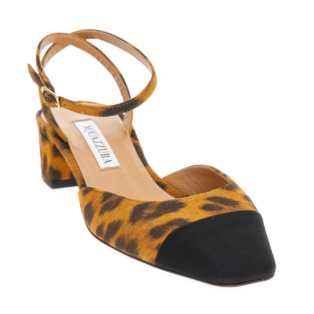 Animalier suede 'French flirt' pump