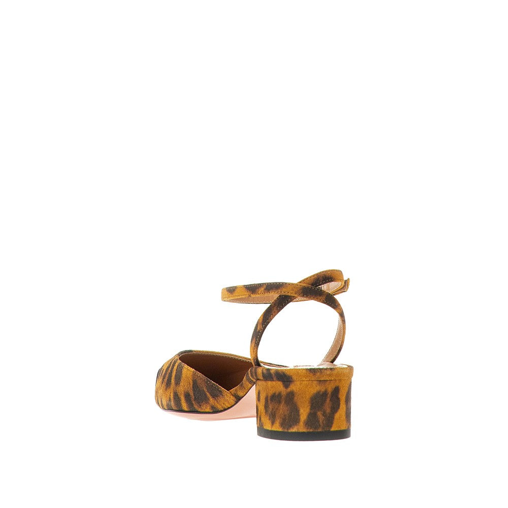 Animalier suede 'French flirt' pump