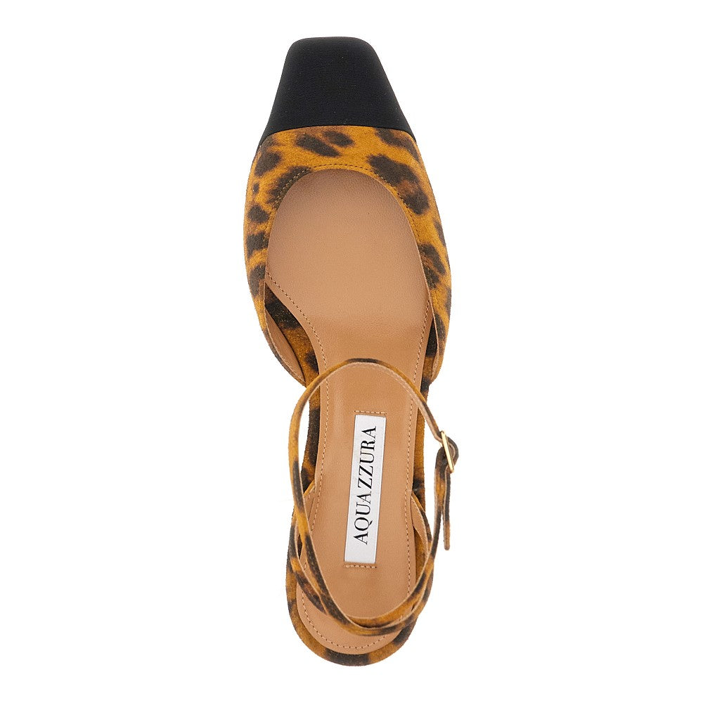 Animalier suede 'French flirt' pump