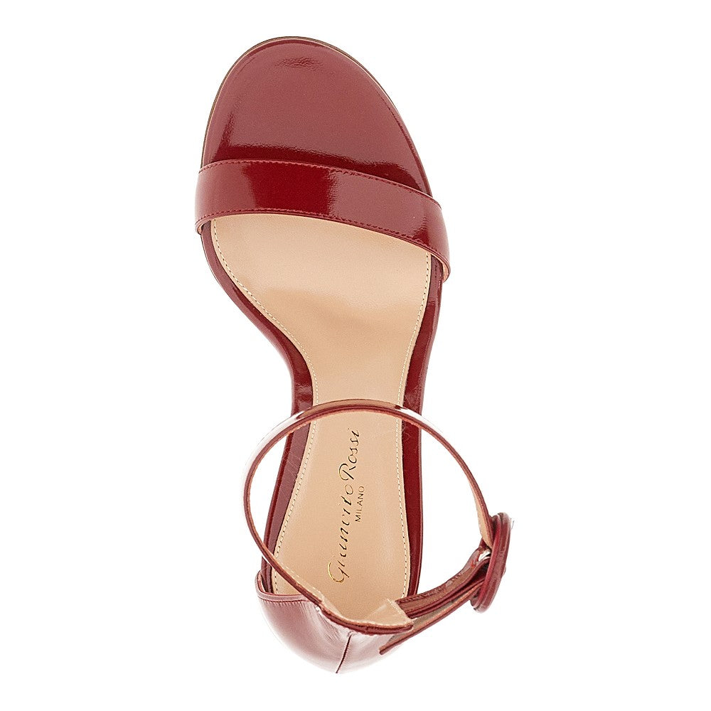 Shiny leather 'Portofino' sandals