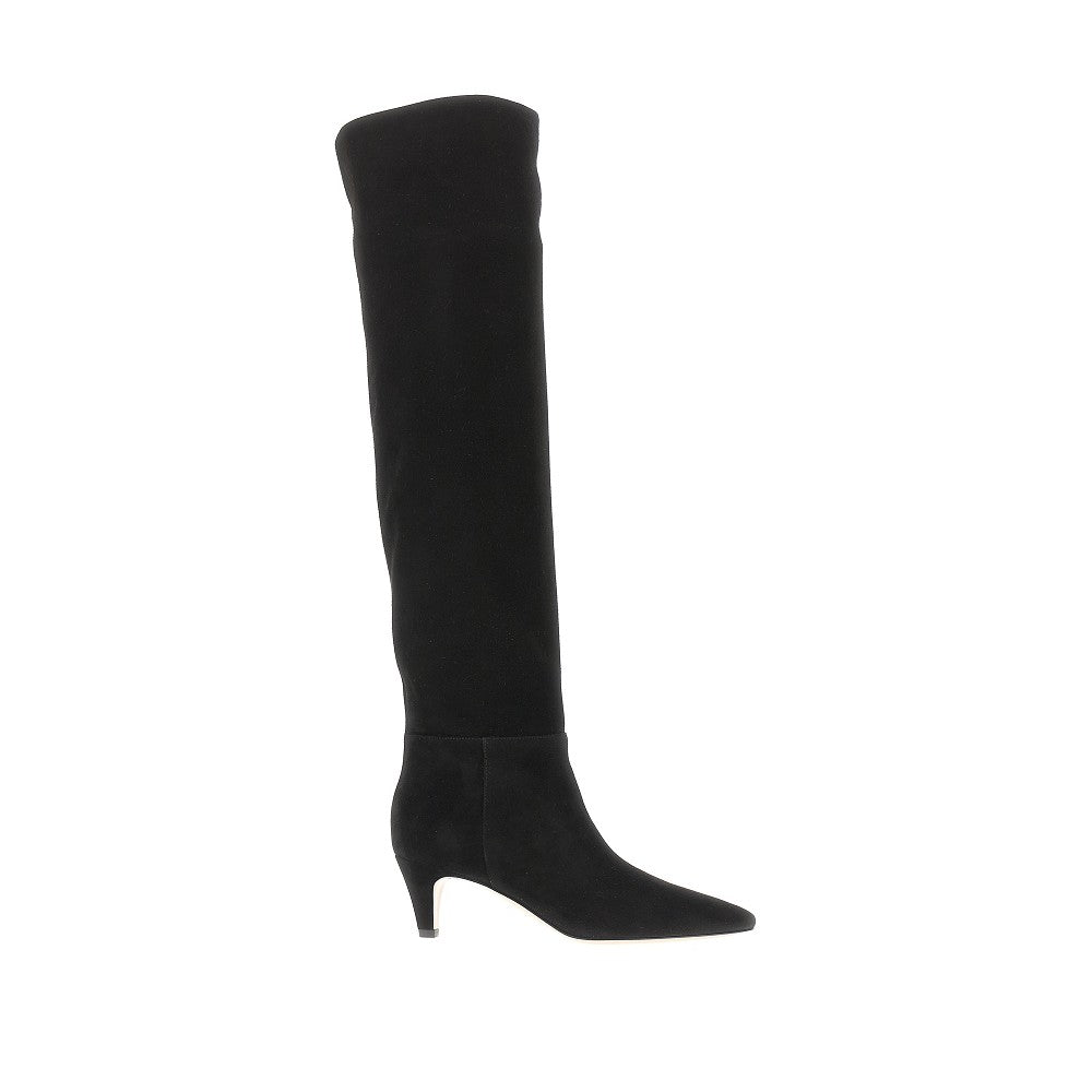 ブーツその他 GIANVITO ROSSI ELISE OVER-THE-KNEE BOOTS IN SUEDE Elise' suede leather boots GIANVITO ROSSI – RBoutique