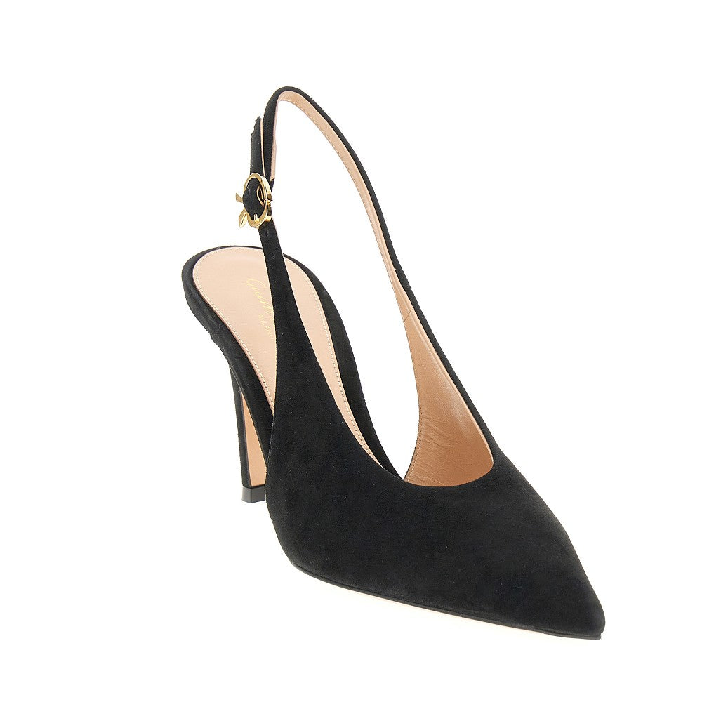 Slingback in pelle scamosciata 'Robbie'