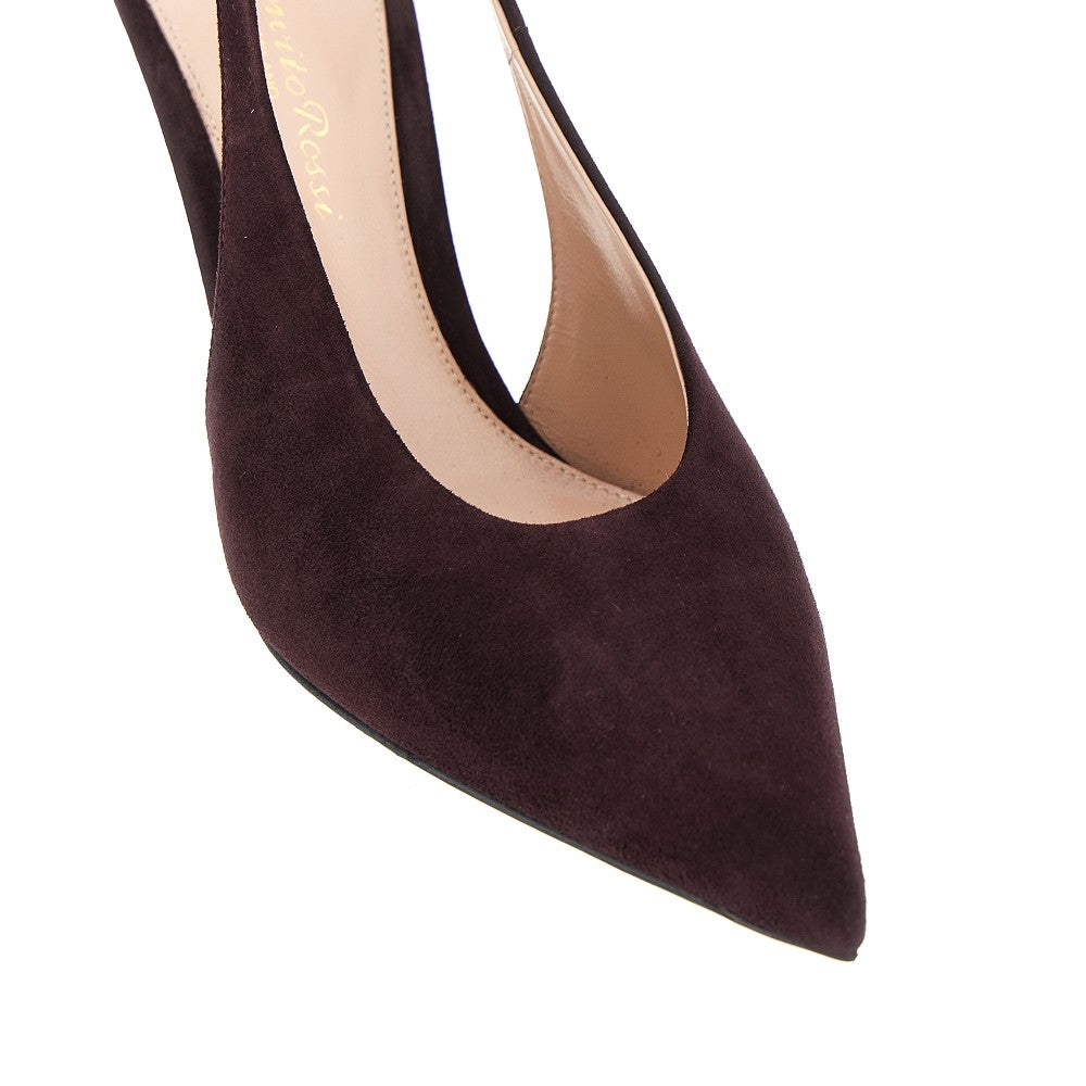 Slingback in pelle scamosciata 'Robbie'