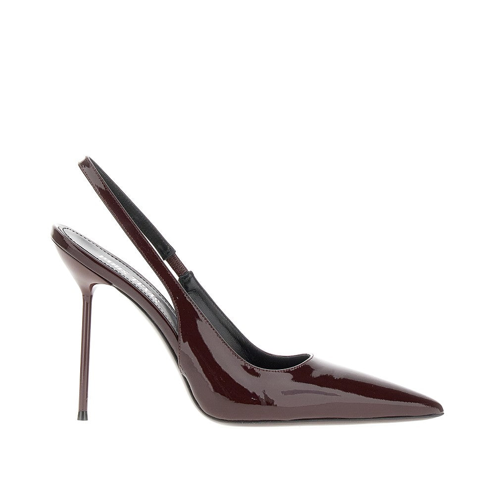 'Lidia' patent leather slingback pumps