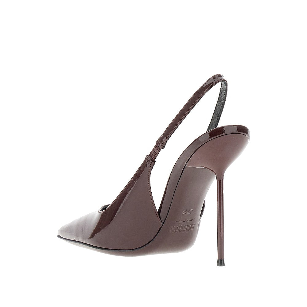 'Lidia' patent leather slingback pumps