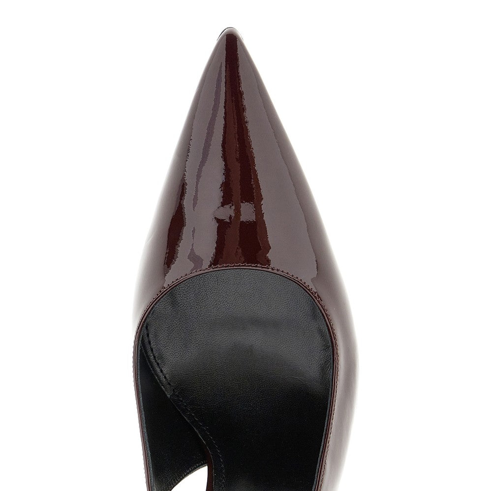 'Lidia' patent leather slingback pumps
