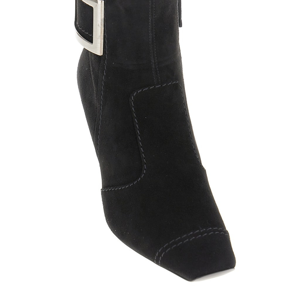 Suede leather 'Trompette' boots