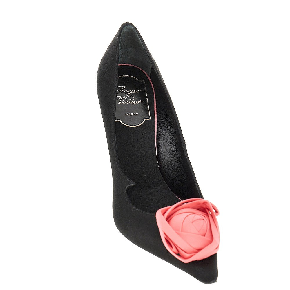 Décolleté 'Epine Rose' in satin