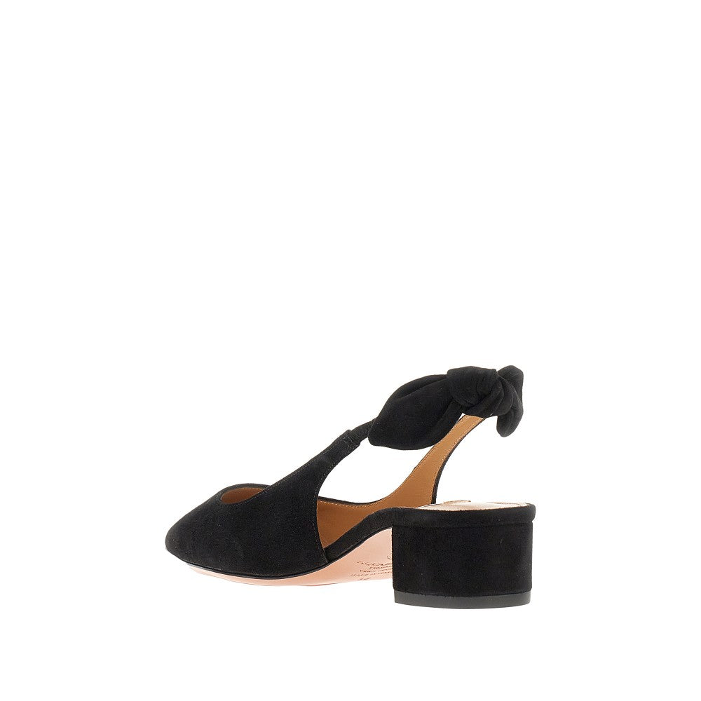Slingback 'Very Bow Tie' in pelle scamosciata
