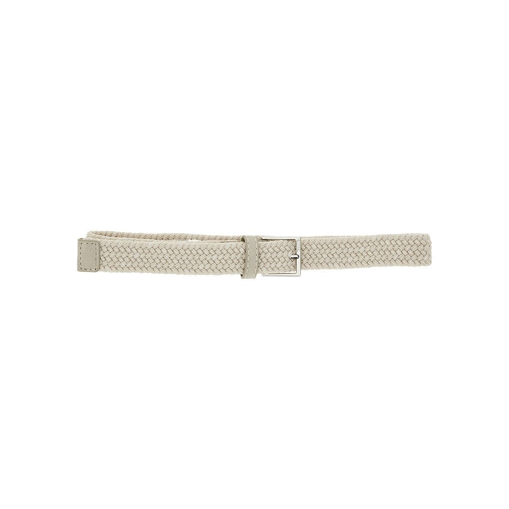 Elasticated woven belt