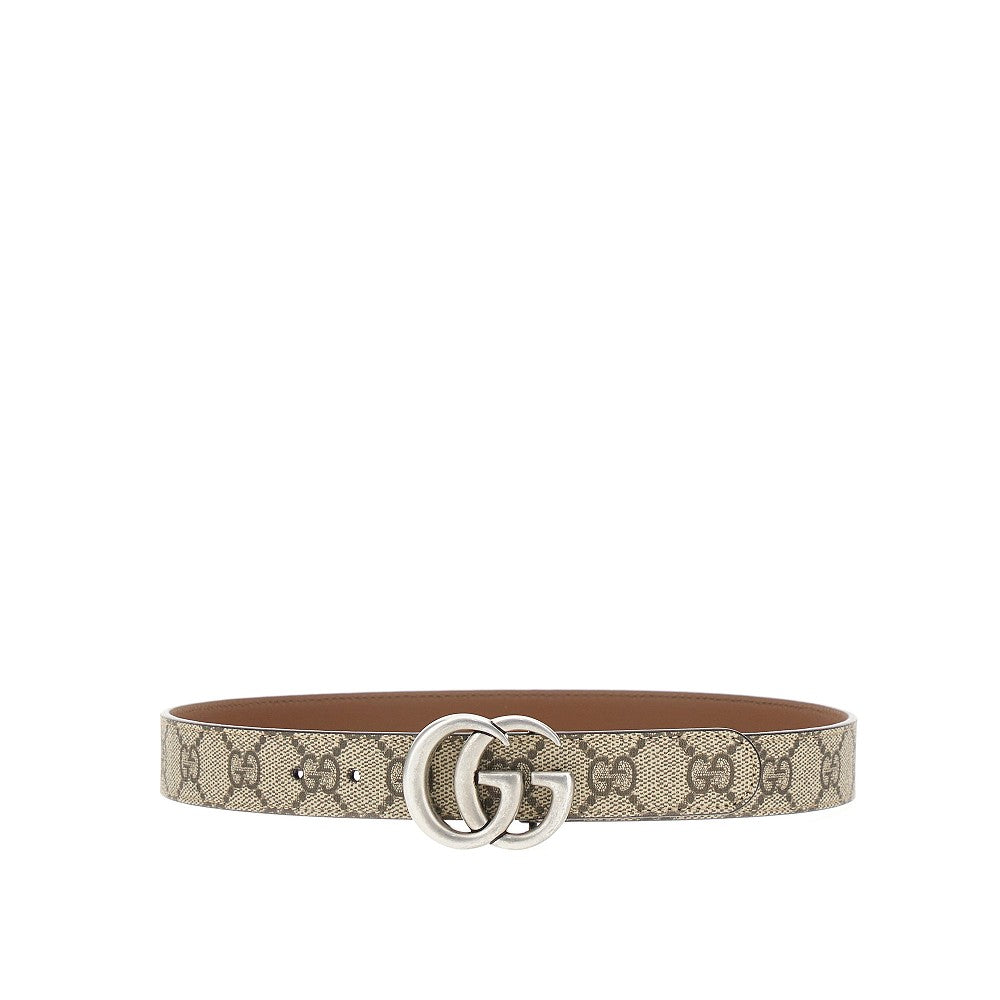 Cintura in GG Supreme con fibbia Logo