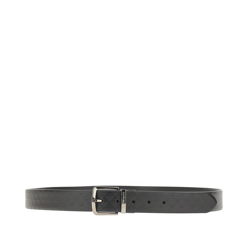 Reversible leather belt
