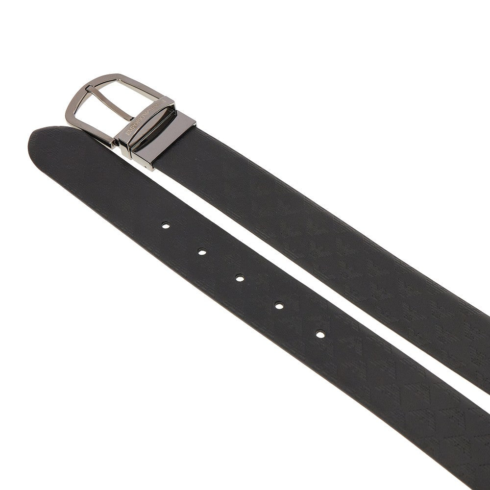 Reversible leather belt