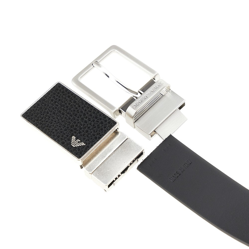 Reversible belt with interchangeable buckle