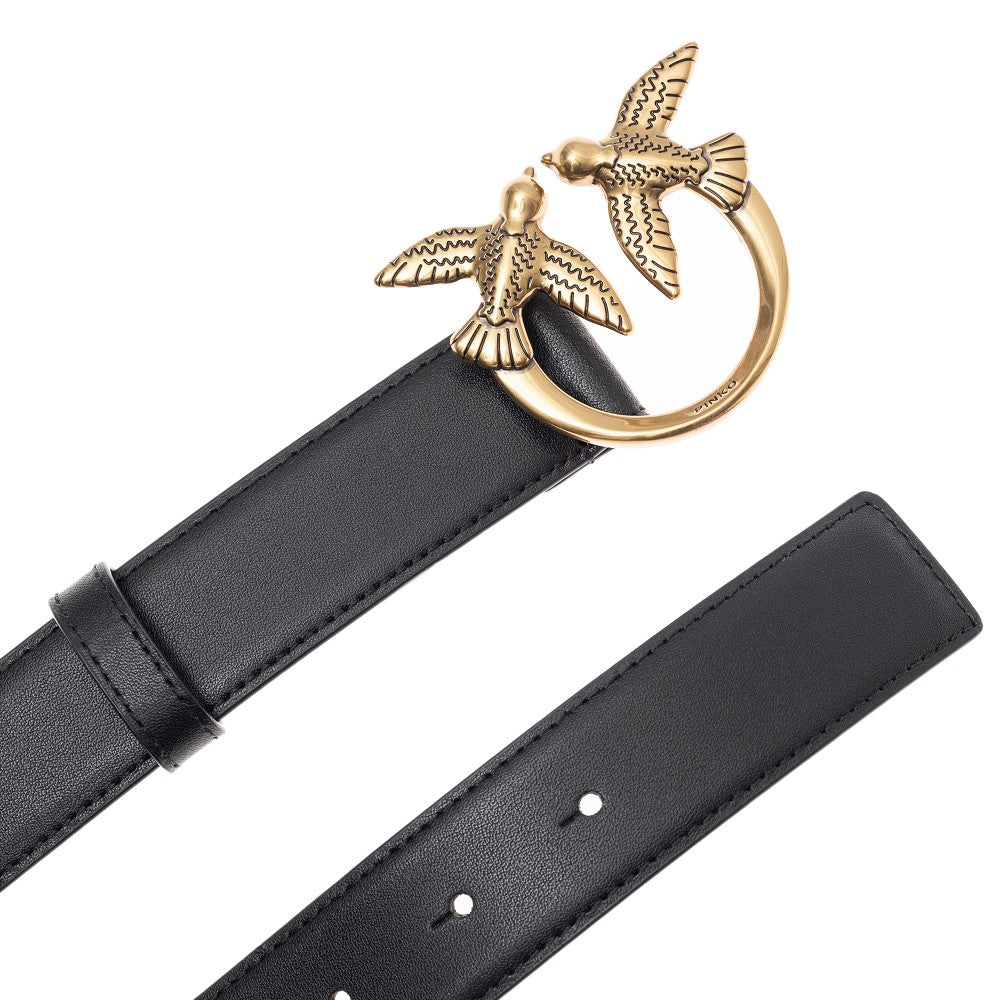 Cintura Love Birds in pelle