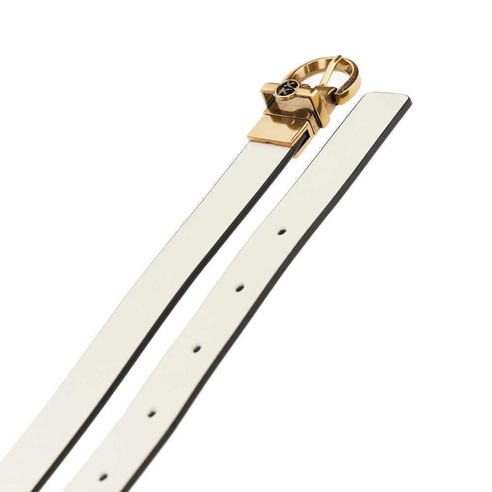 'Love Berry' reversible leather belt