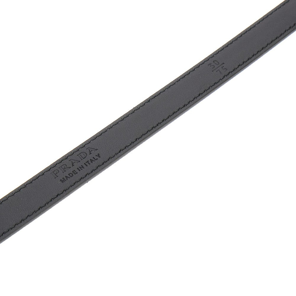 Cintura sottile in pelle Saffiano