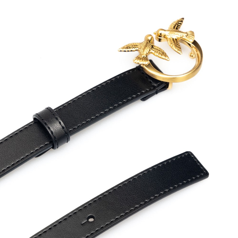 Cintura Love Birds in pelle