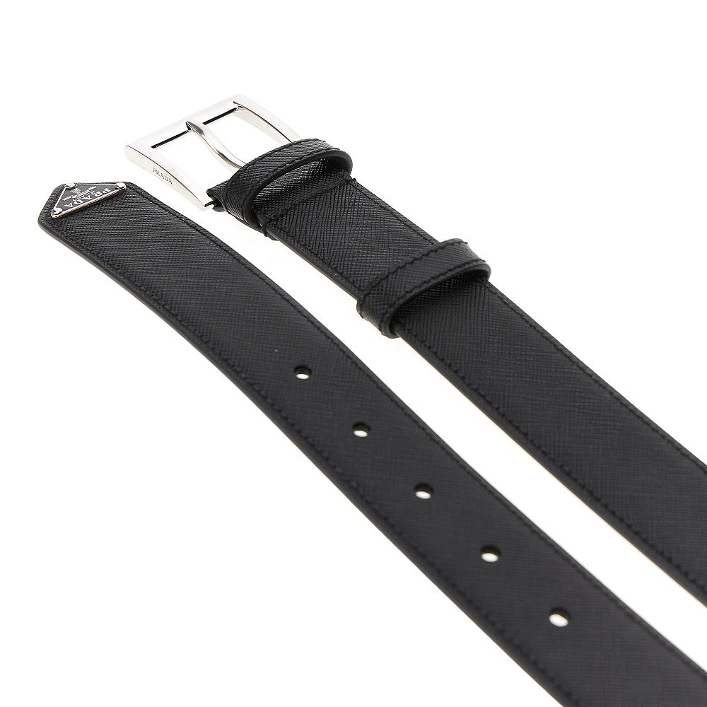 Cintura in pelle Saffiano
