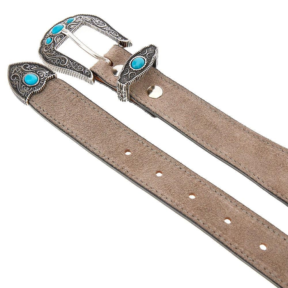 Cintura in pelle scamaosciata