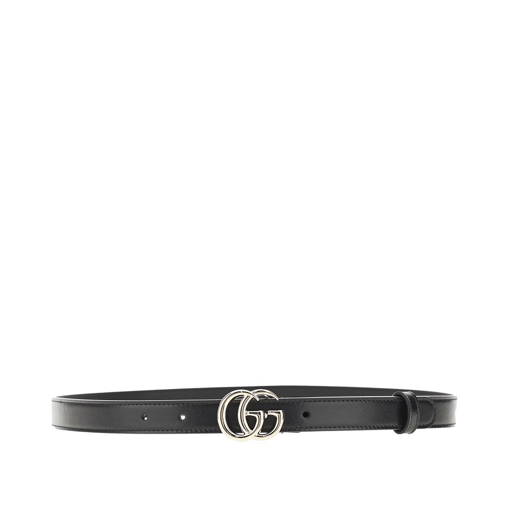 Cintura in pelle con fibbia GG