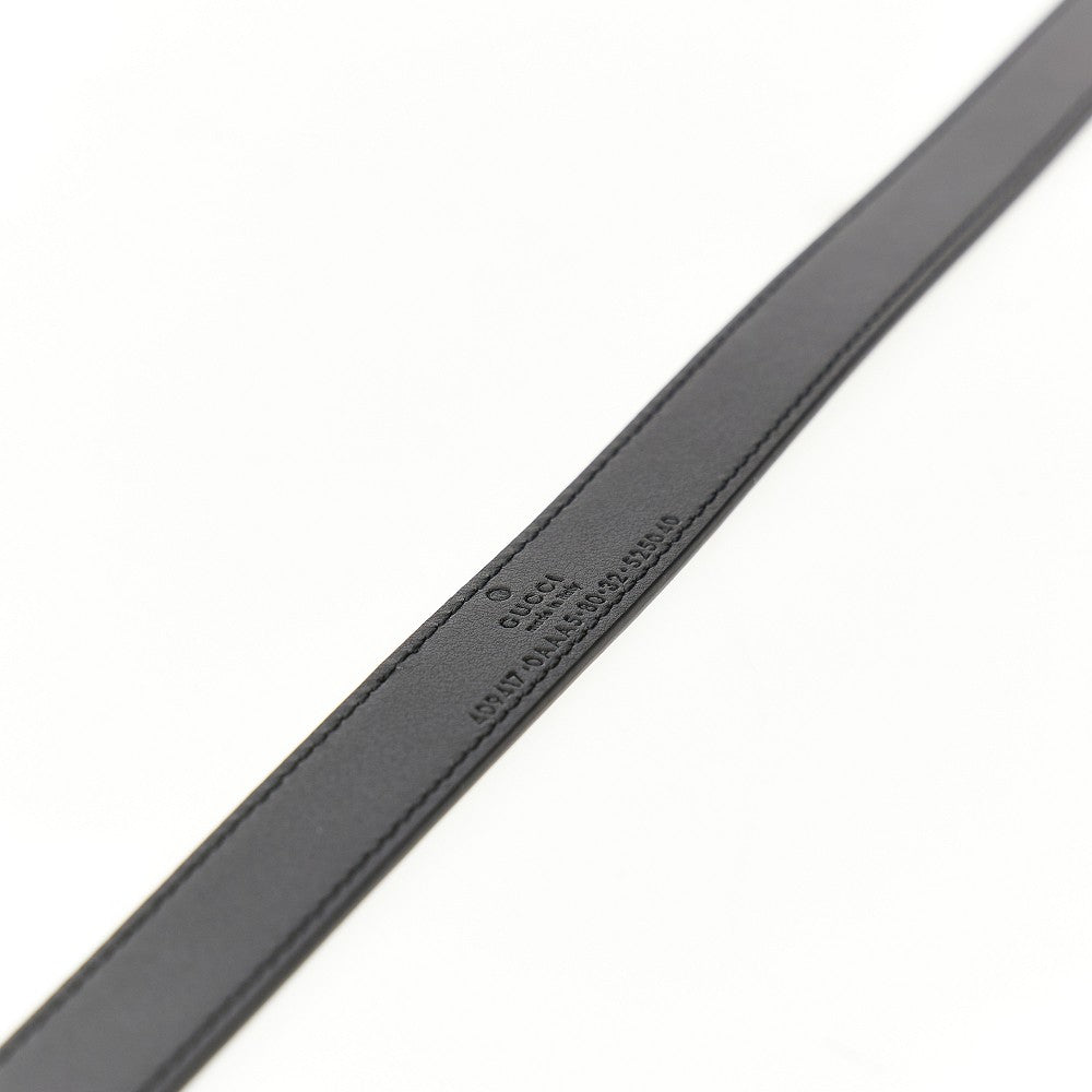 Cintura in pelle con fibbia GG