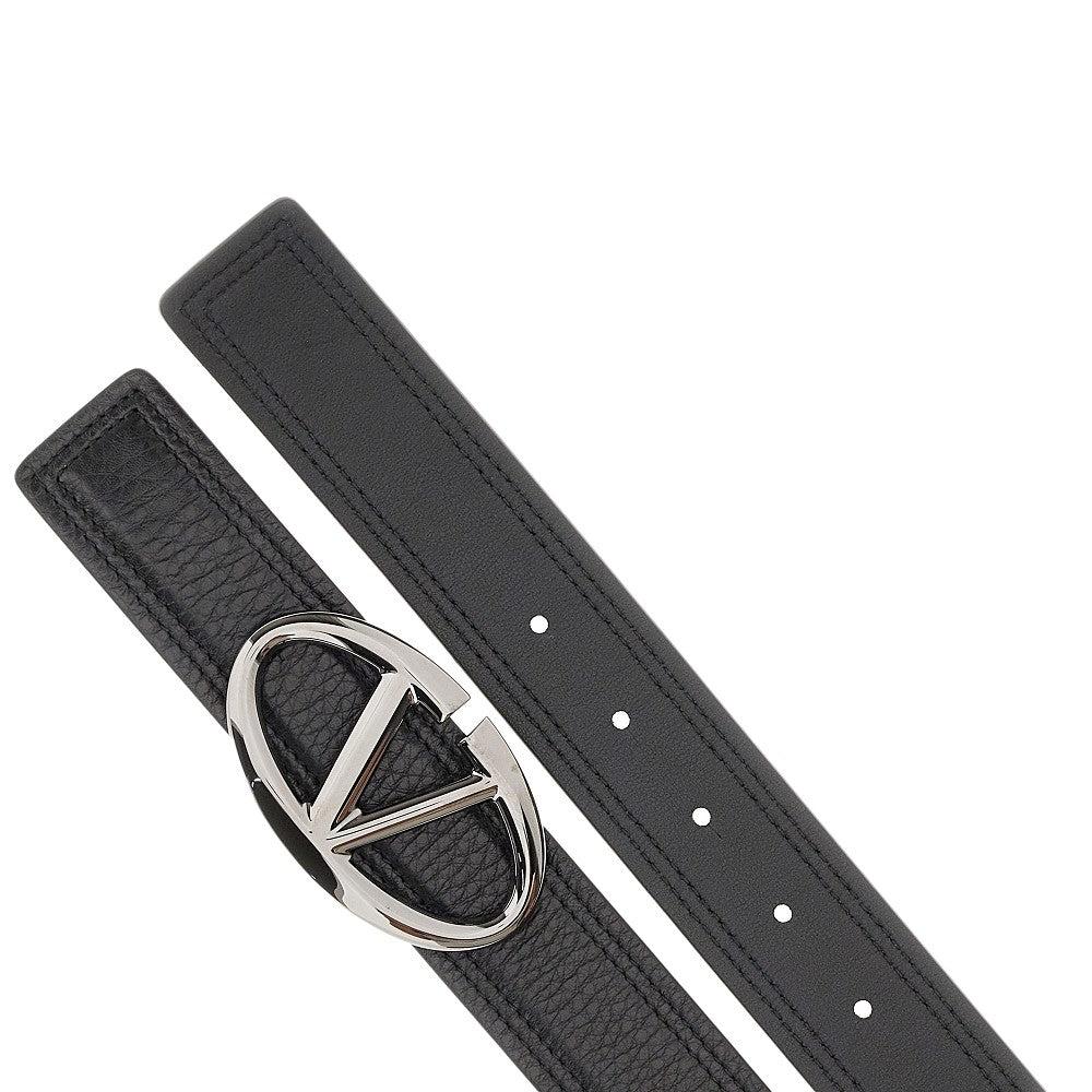 'VLogo The Bold Edition' leather belt