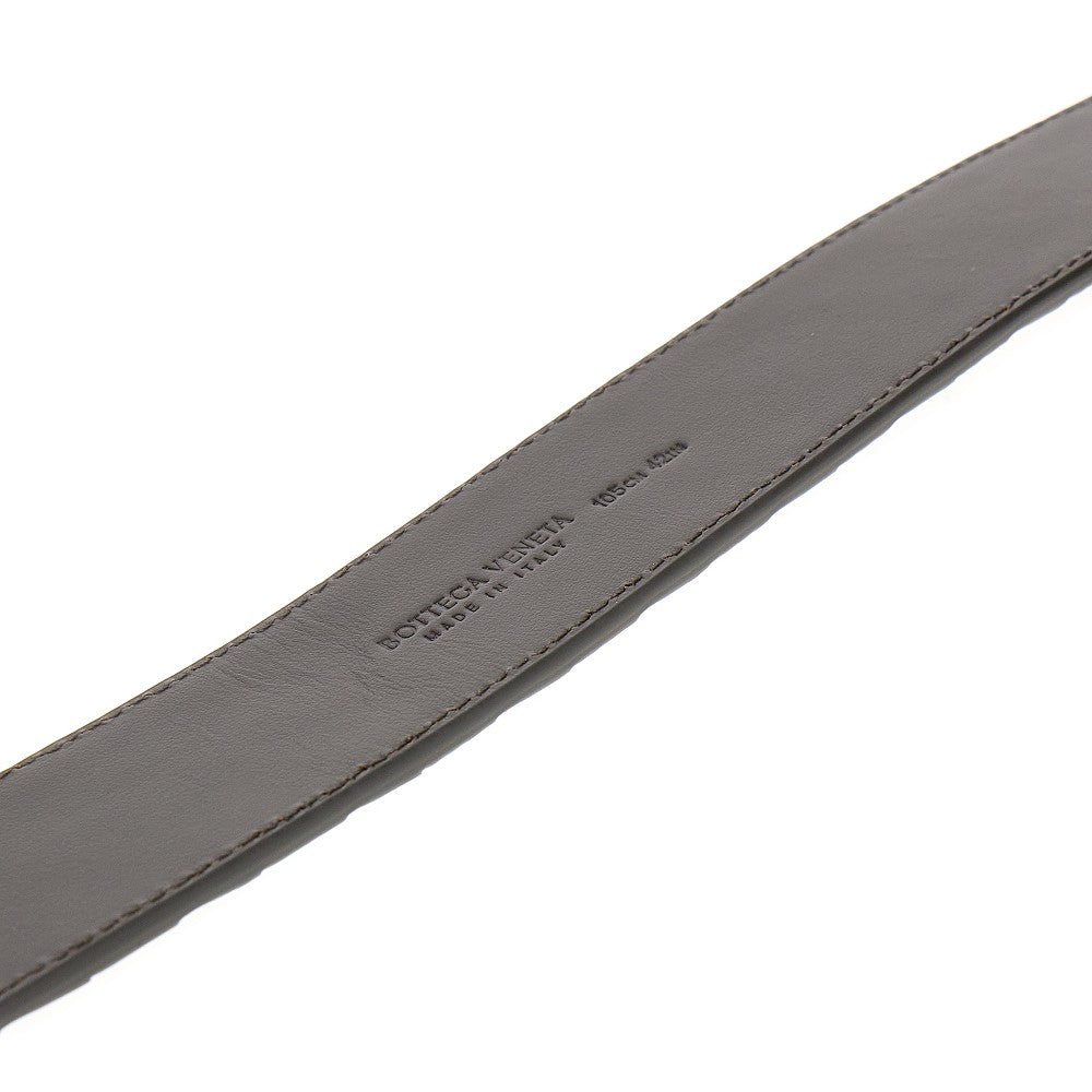 Cintura in pelle Intrecciato