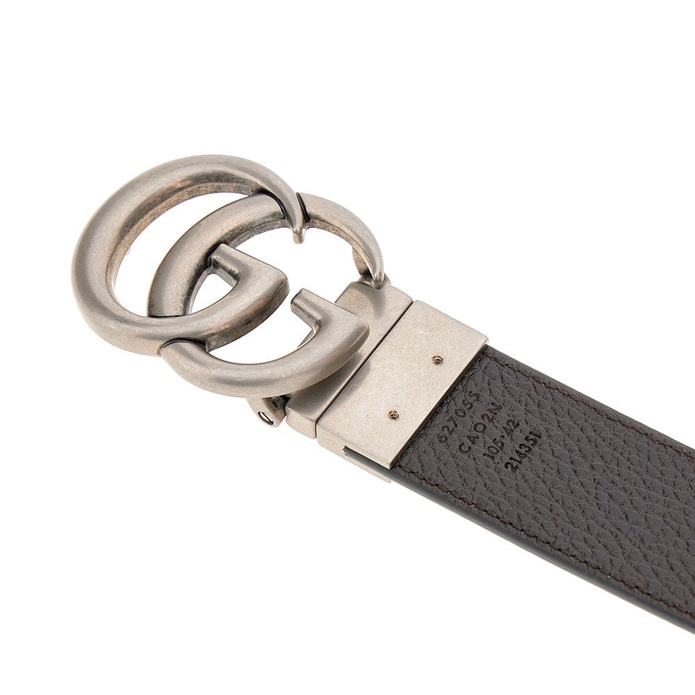 Cintura reversibile in pelle 'GG Marmont'