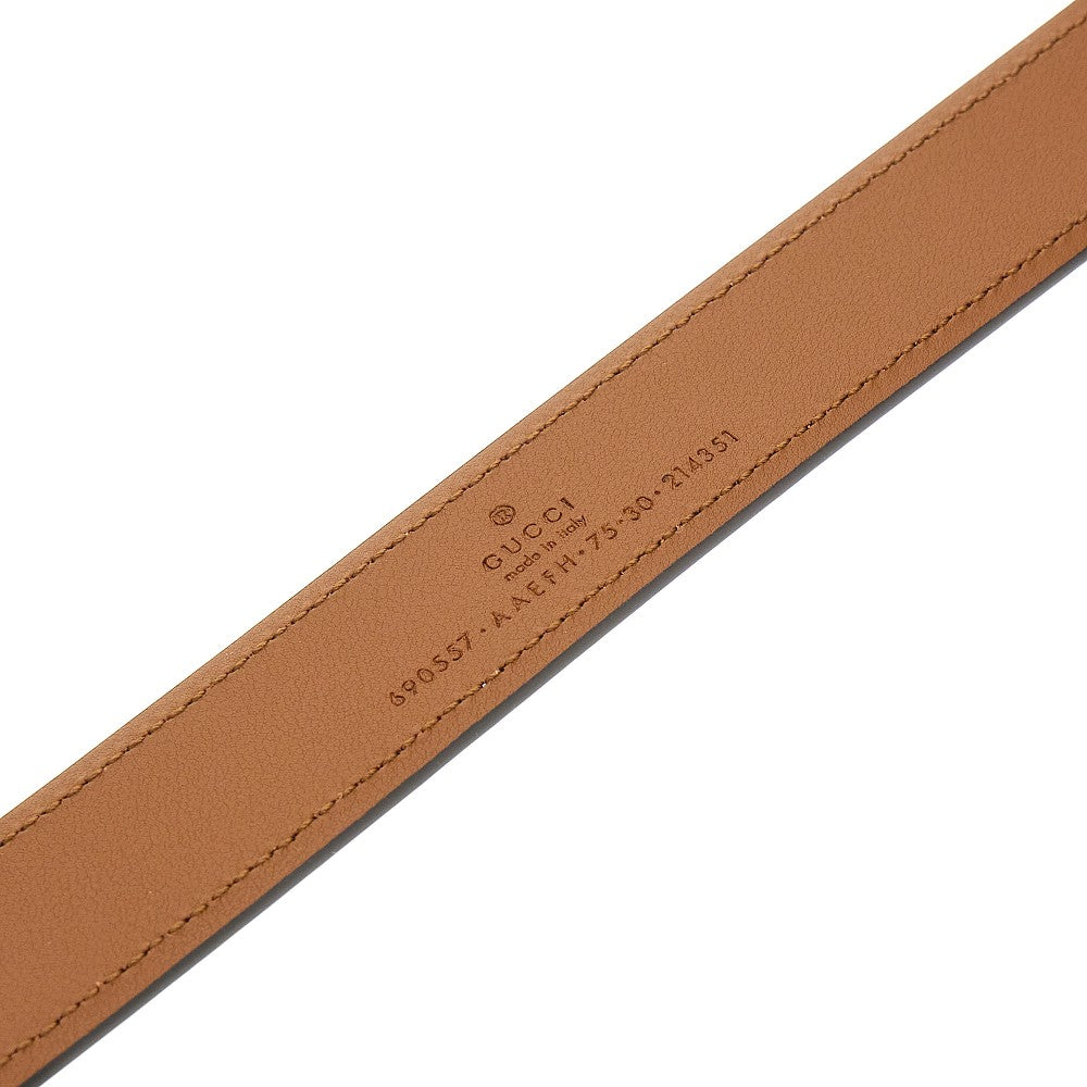 Cintura in pelle con fibbia Incrocio GG
