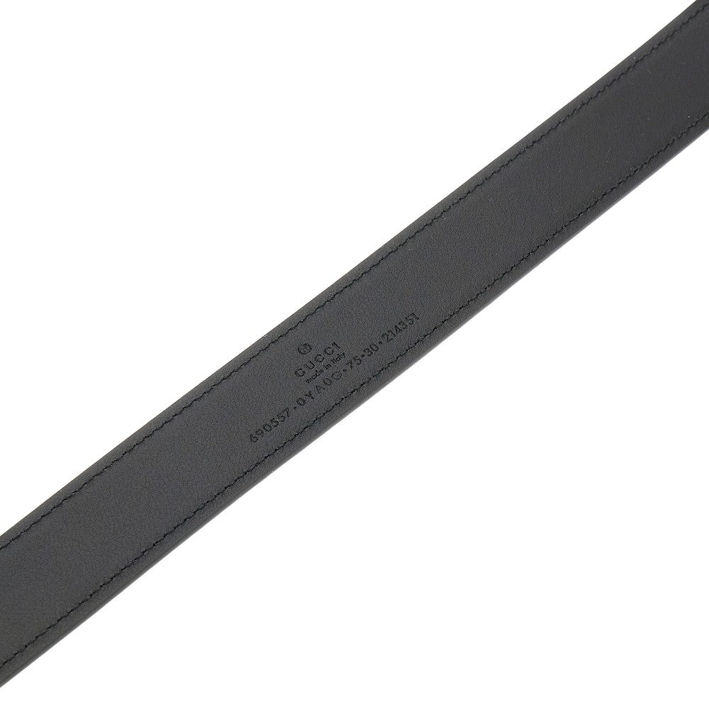 Cintura in pelle con fibbia Incrocio GG