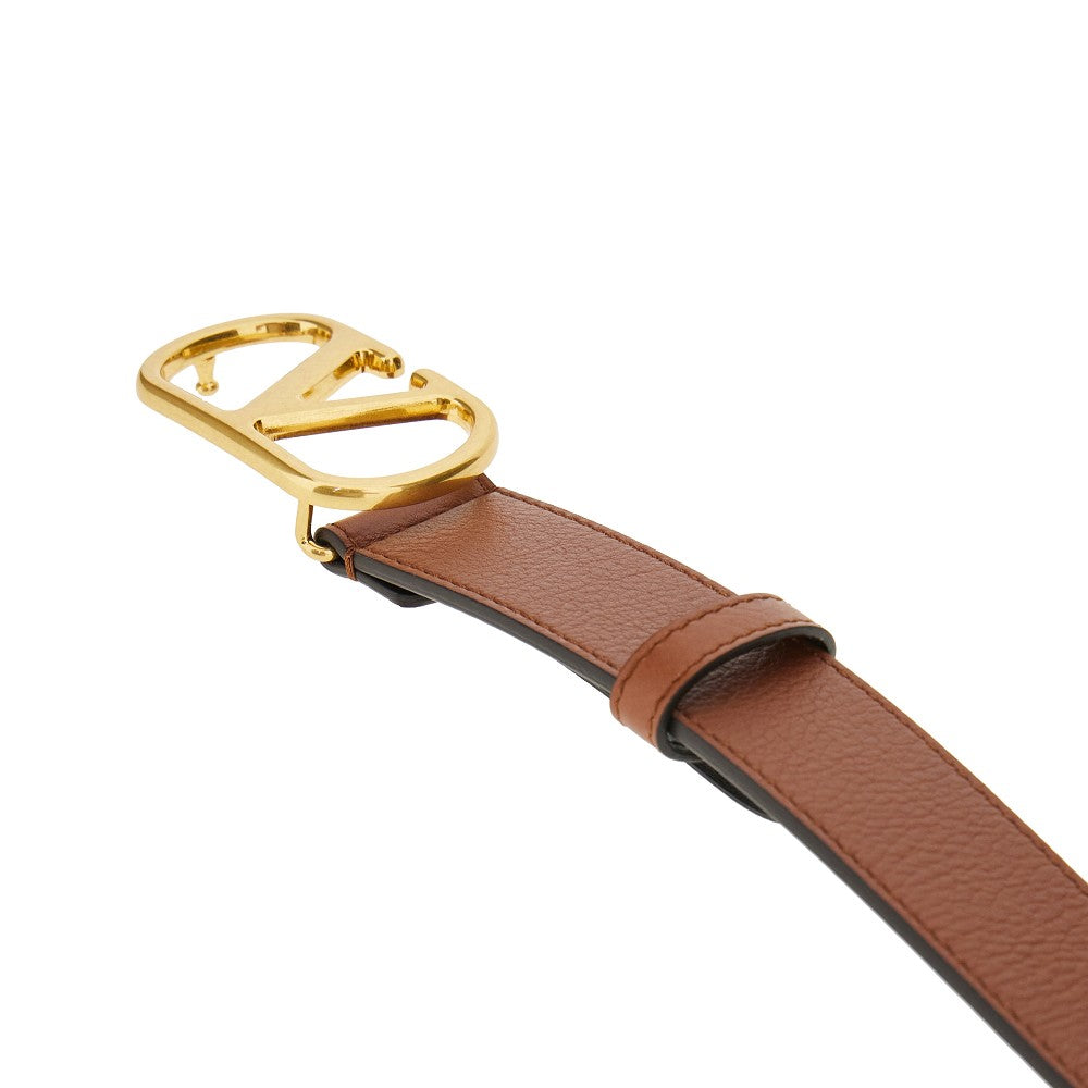 Cintura in pelle 'VLogo Signature'