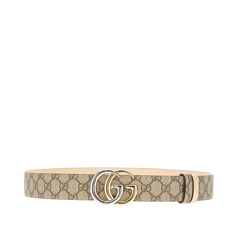 Cintura reversibile in GG Supreme e pelle