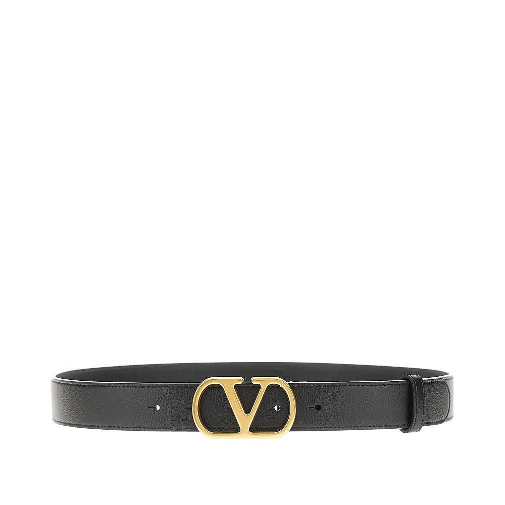 'VLogo Signature' leather belt