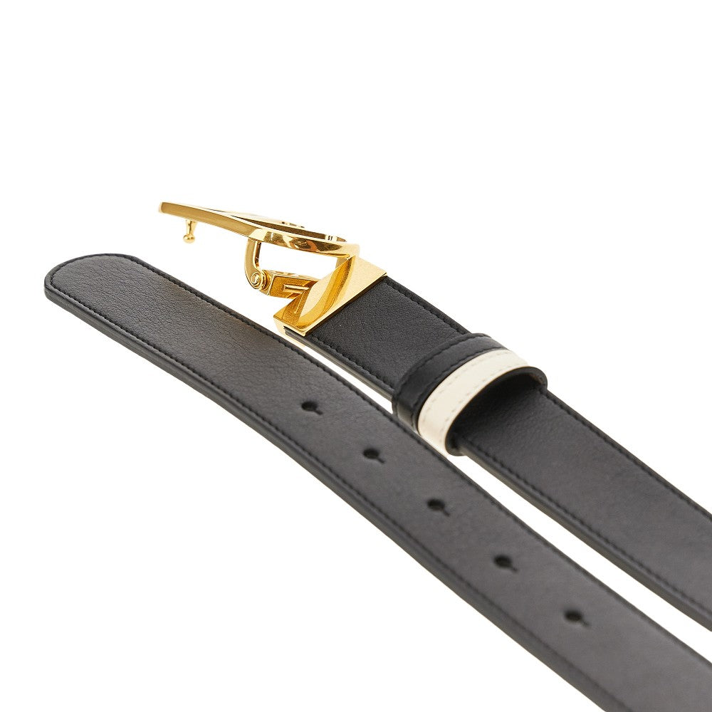 VLogo Signature leather reversible belt