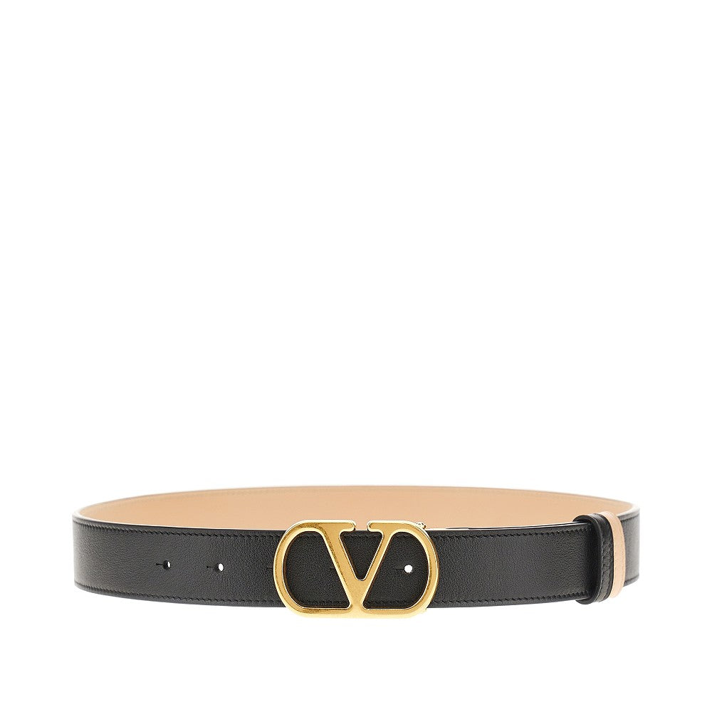 VLogo Signature leather reversible belt