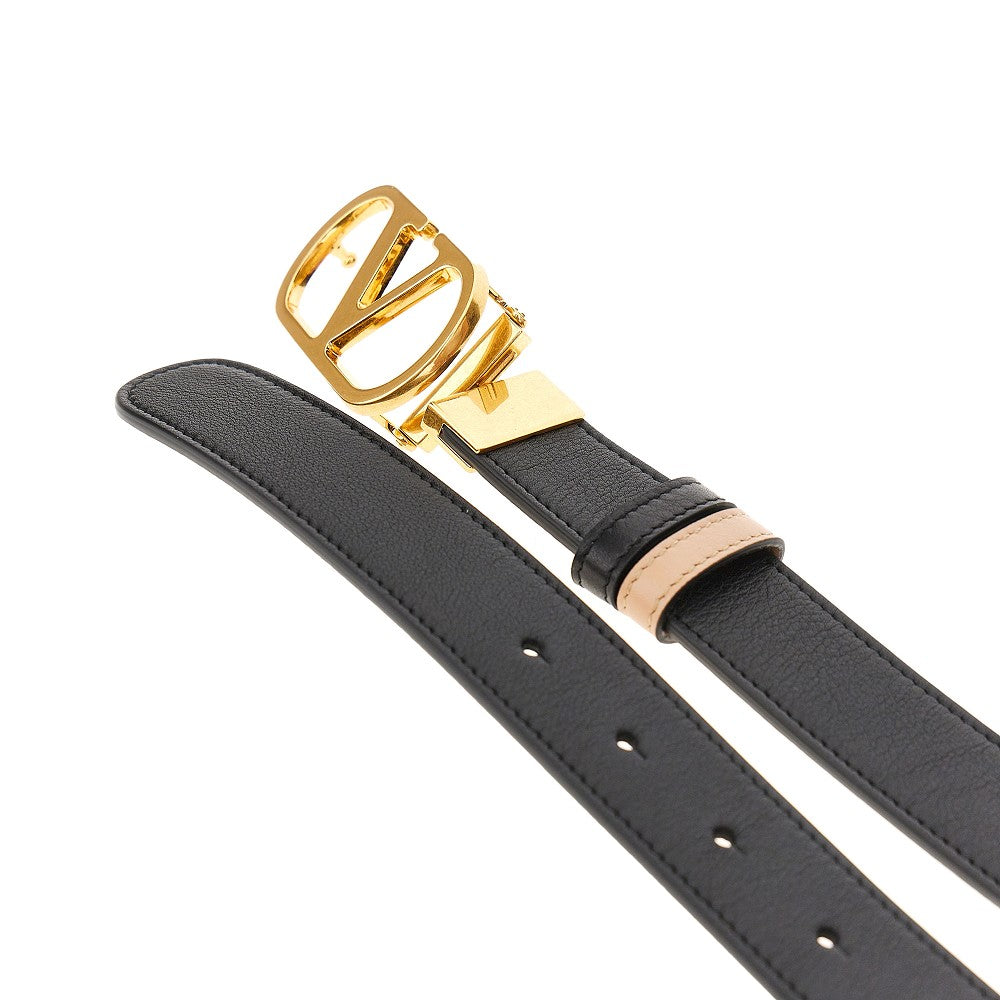VLogo Signature leather reversible belt