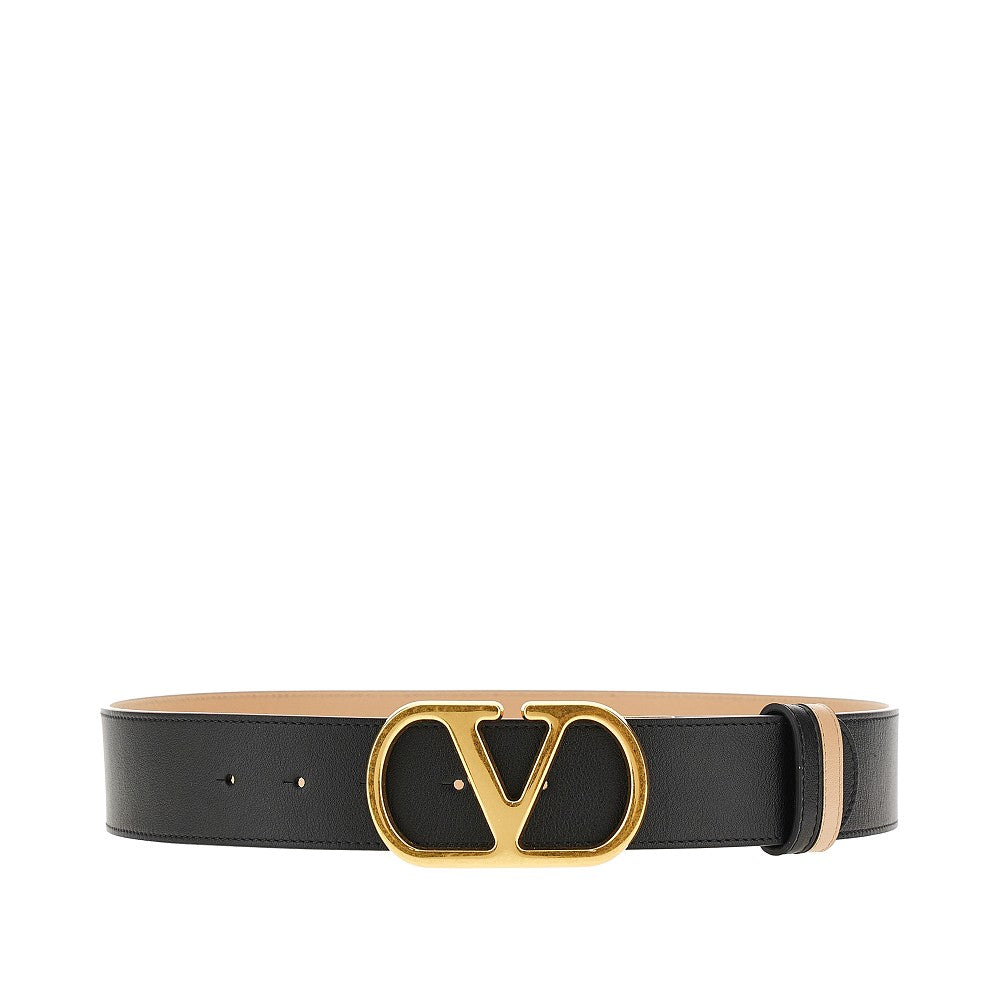 'VLogo Signature' reversible leather belt