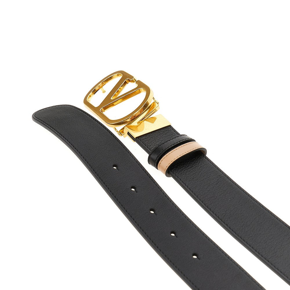 'VLogo Signature' reversible leather belt