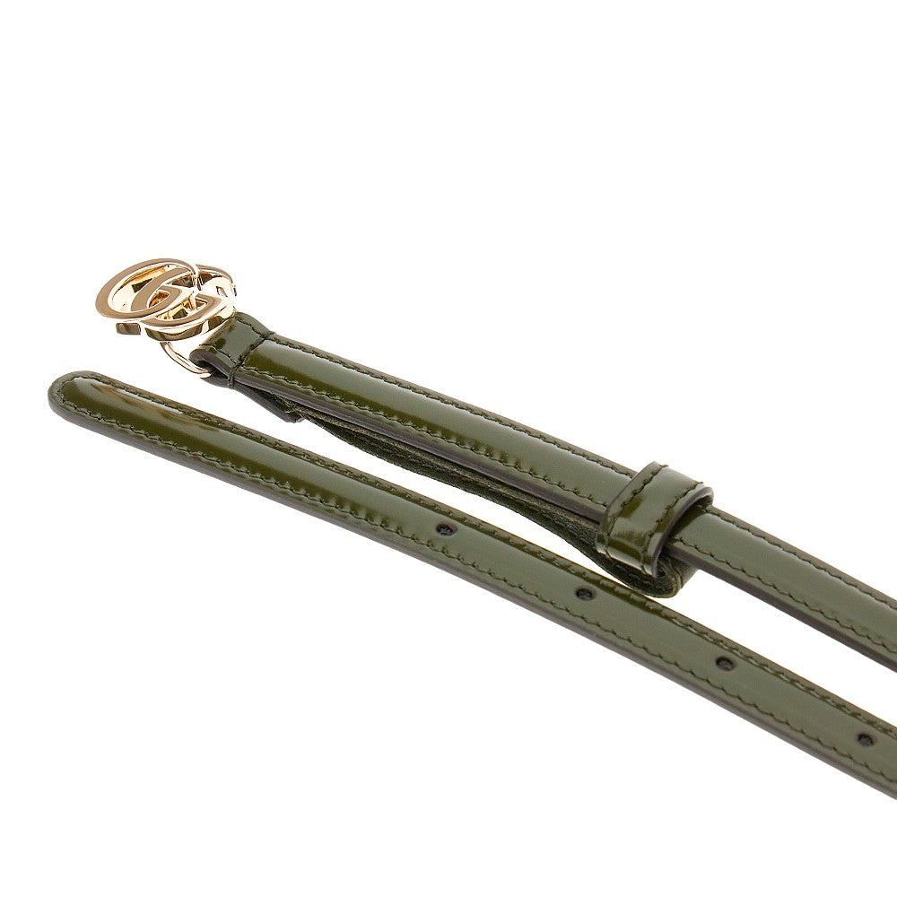 'GG Milano' slim leather belt