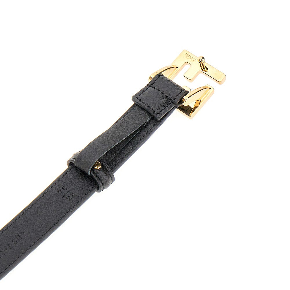 Leather belt with Selleria topstitchings