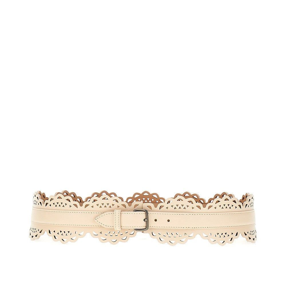 Vienne calfskin bustier belt