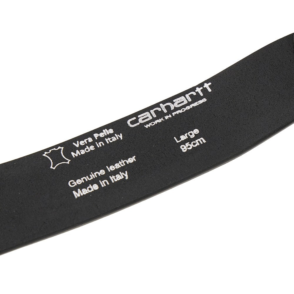 'Script Studs' leather belt