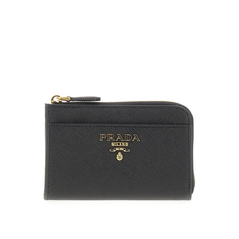 Pouch portachiavi in pelle Saffiano