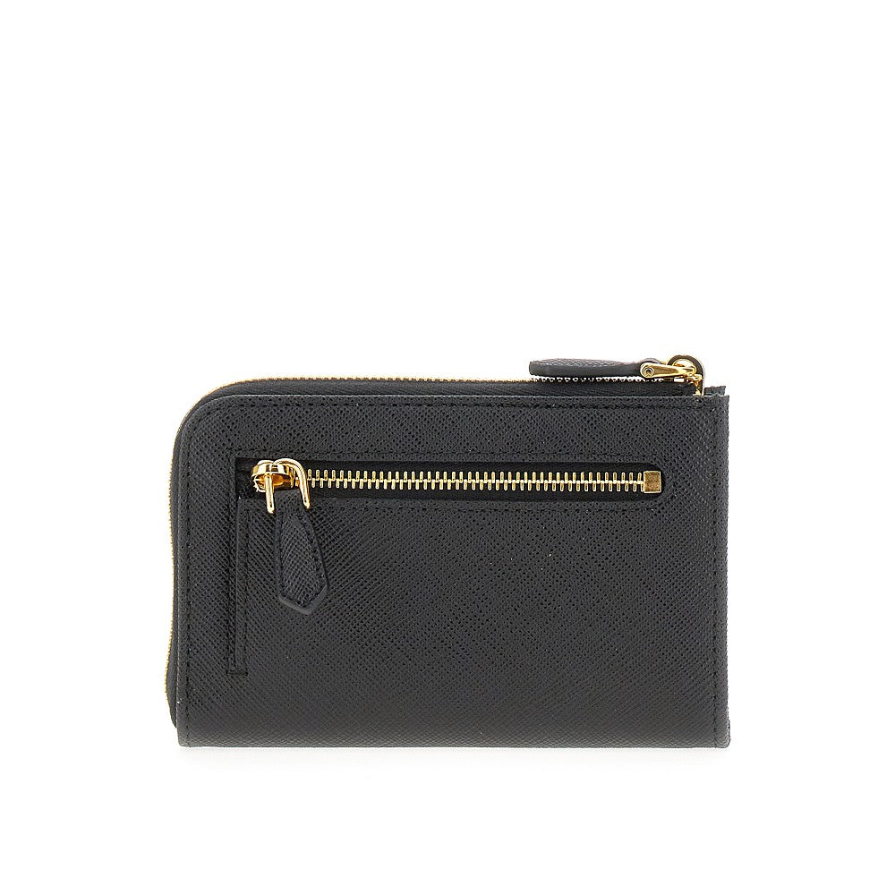 Pouch portachiavi in pelle Saffiano