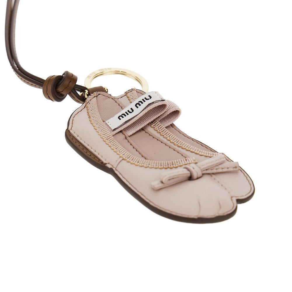 Trick portachiavi Miu Ballet in pelle