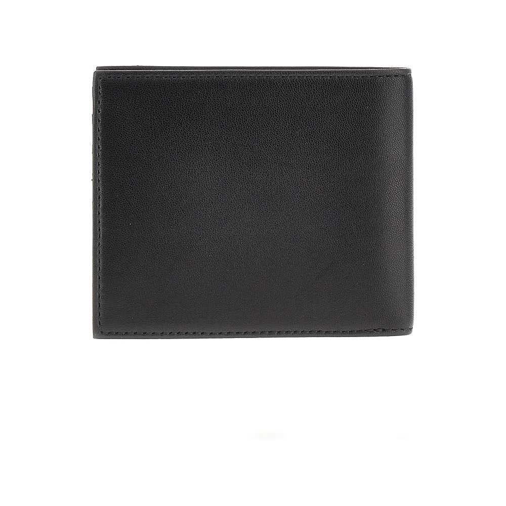 Portafoglio bi-fold slim in nappa