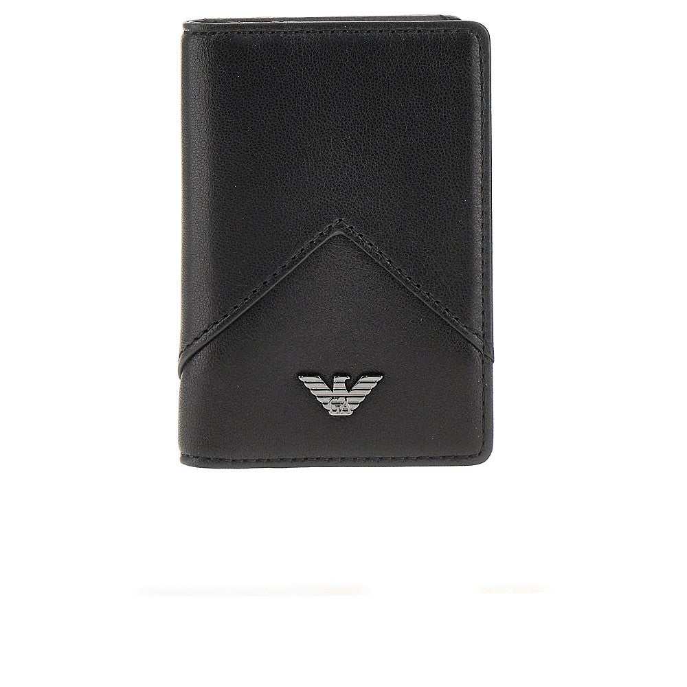 Nappa leather tri-fold cardholder