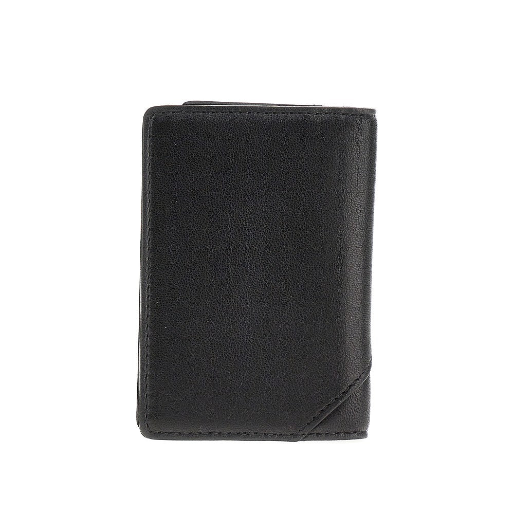 Nappa leather tri-fold cardholder
