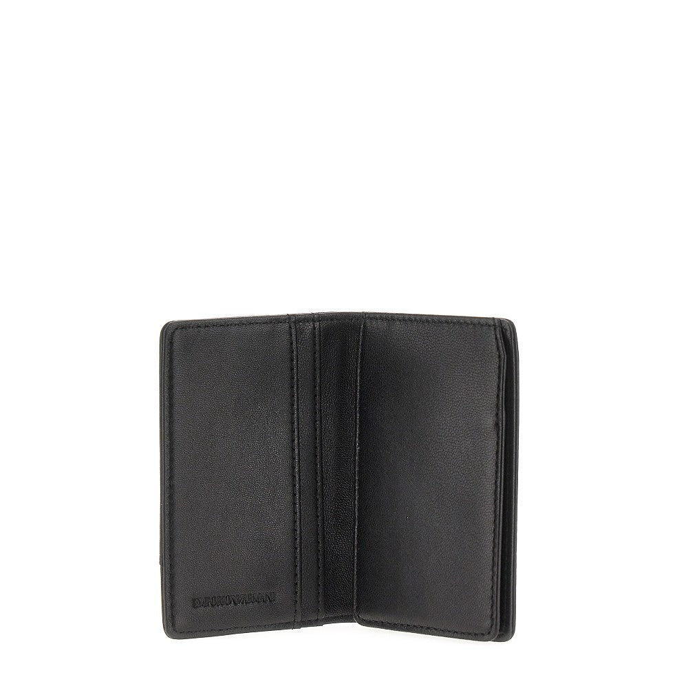 Nappa leather tri-fold cardholder